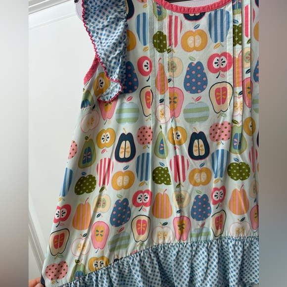 Matilda Jane Girls Quiz Me Tunic Fruit Print (Size 8) - Picture 4 of 6
